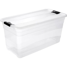 Keeeper Коробка с крышкой Crystalbox Cornelia 79,5x39,5x40см 83л прозрачная