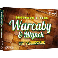 Trefl 01681 Gra Warcaby/Młynek de Luxe 6+