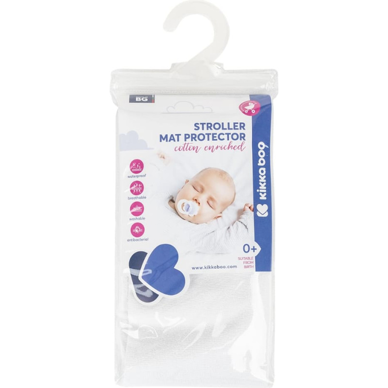 Mattress protector flat - cotton 38/78 cm for carrycot