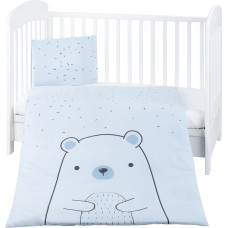 Bedding set 3pcs Bear with me Blue