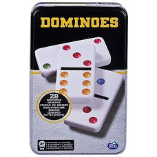 Spinmaster Games Dominoes, in tin, 6033156