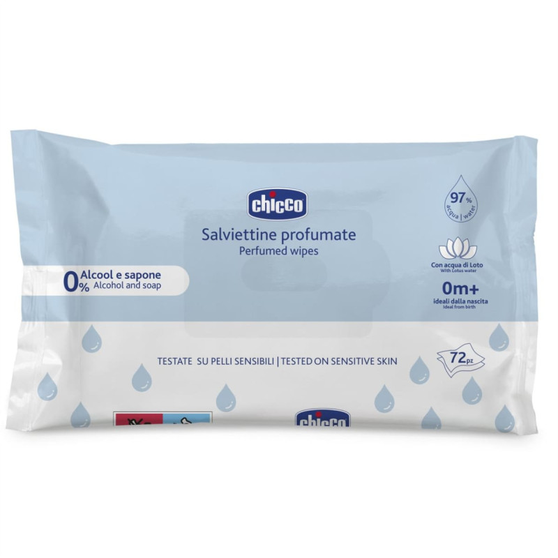 Chicco 00012050100000 Chusteczki pielęgnacyjne 72 szt 0m+