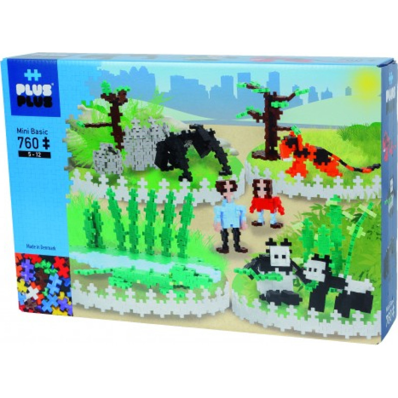 Plus Plus construction toy, Zoo, mini basic mix, 760