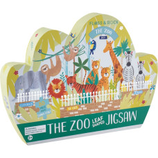 Floss & Rock Jigsaw with Shaped Box, Jungle, 80 pcs.