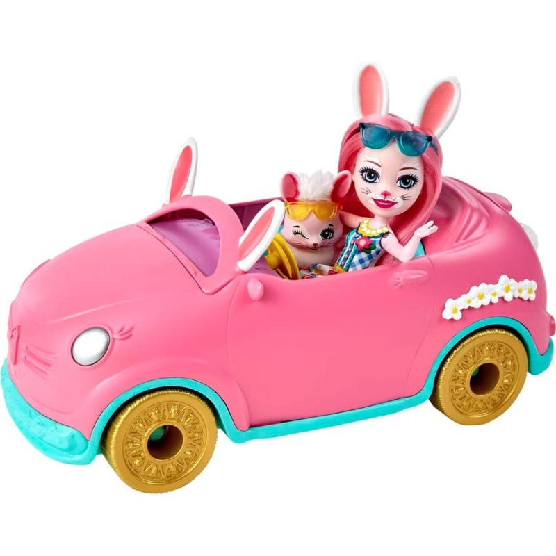 Enchantimals Кукла 09053 BREE BUNNY с транспортом BunnyMobile