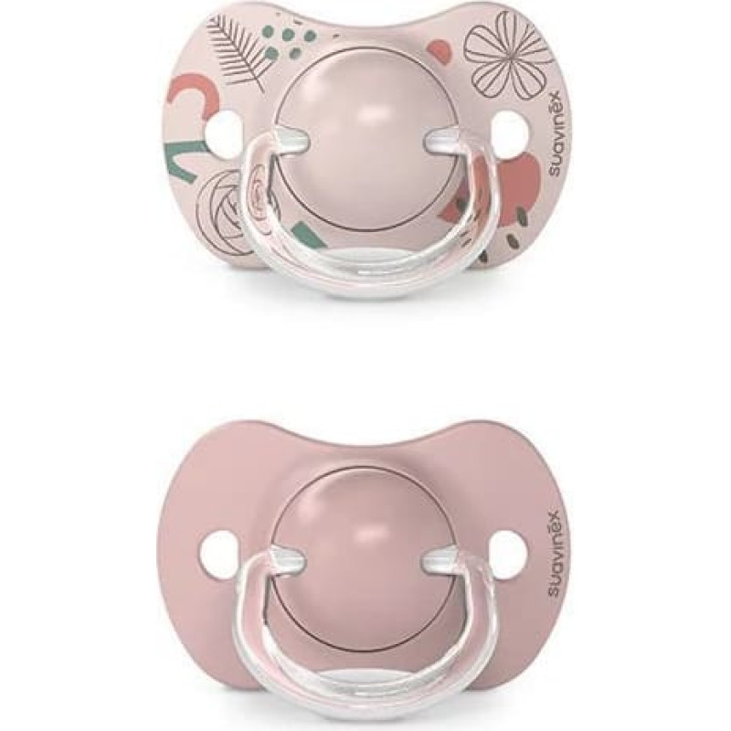 Suavinex 083133 Пустышка SX PRO 6-18 2PCS PINK 308274