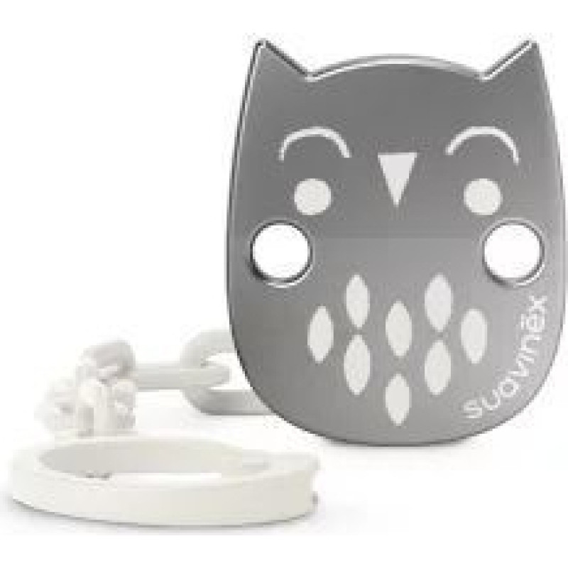 Suavinex 079747 PREMIUM PACIFIER CLIP OWL BEIGE 307821