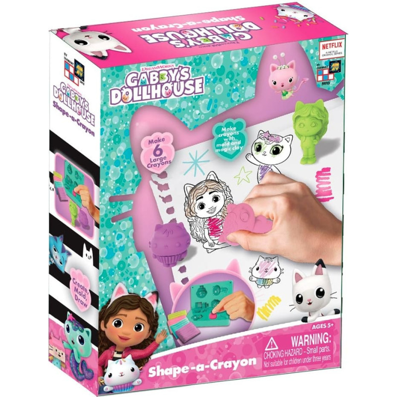 Other GABBY'S DOLLHOUSE - 59130 - SHAPE-A CRAYON SET