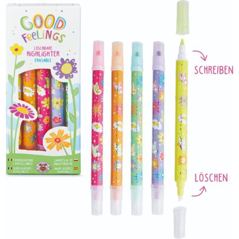 Trendhaus Good Feelings HF - Стираемые маркеры (5 шт.)