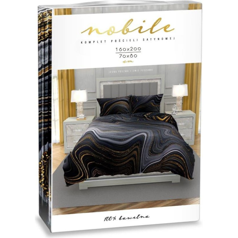 POŚCIEL KPL.160X200+2x70X80 NOBILE 005 SATYNA BAW.FOTOPRINT