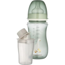 Canpol 35/245 Butelka antykolkowa 240ml GOOSE z pojemnikiem na mleko