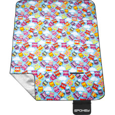 Spokey Fleece picnic blanket 180x210 cm Spokey PICNIC OWL