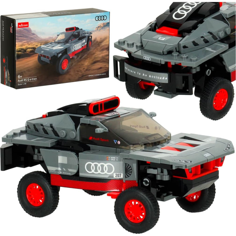 RC auto 1:30 Audi RS Q e-tron spilventiņi