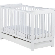 Drewex IVE Детская кроватка с ящиком, белая