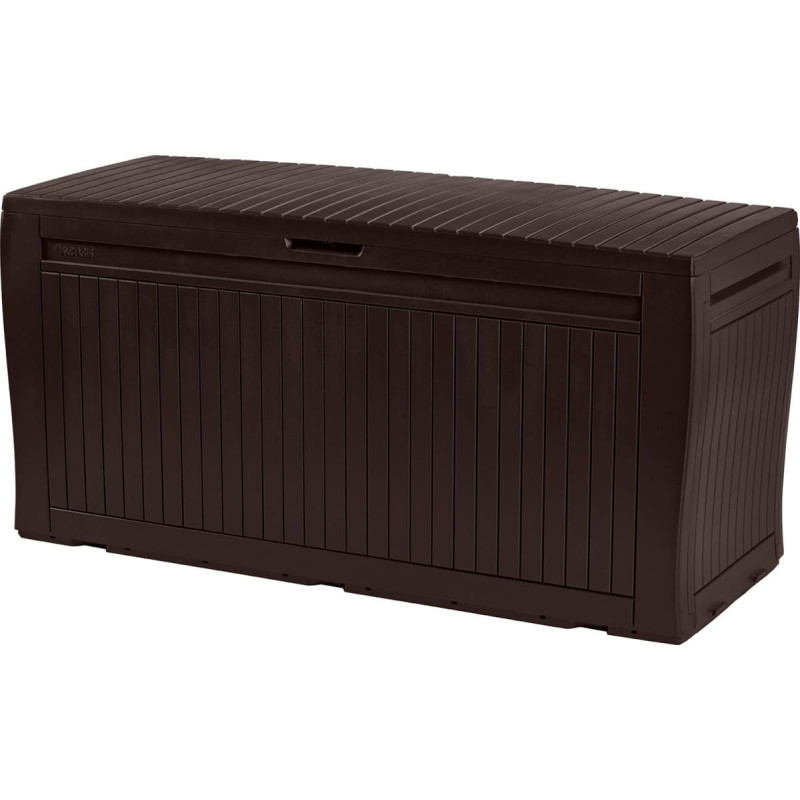 Keter Ящик для хранения Comfy Storage Box 270L коричневый