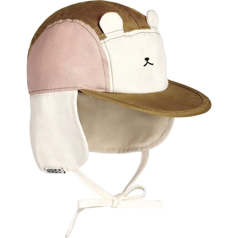 Kietla походная панама Camper Cap Pink and Brown Bear 2-6 y        brown/nat/pink