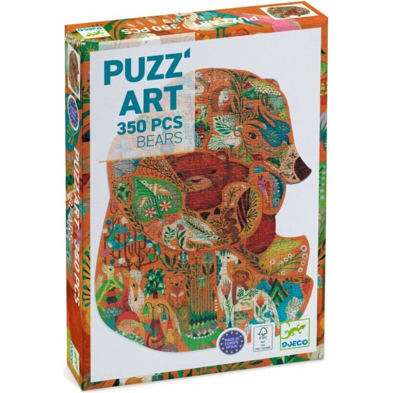 Djeco Puzz'Art - Медведи - 350 шт.