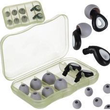 Ausu aizbāžņi silikona aizbāžņi trokšņu samazināšanai 3 izmēru komplekts