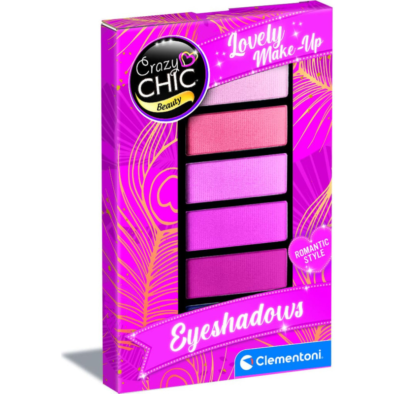 Clementoni CRAZY CHIC eyeshadow with pink shades, 18908