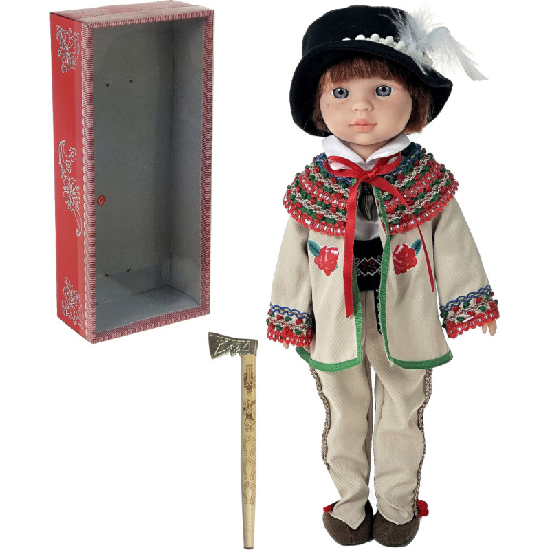 LALKA CHŁOPIEC W STROJU GÓRALSKIM 36cm