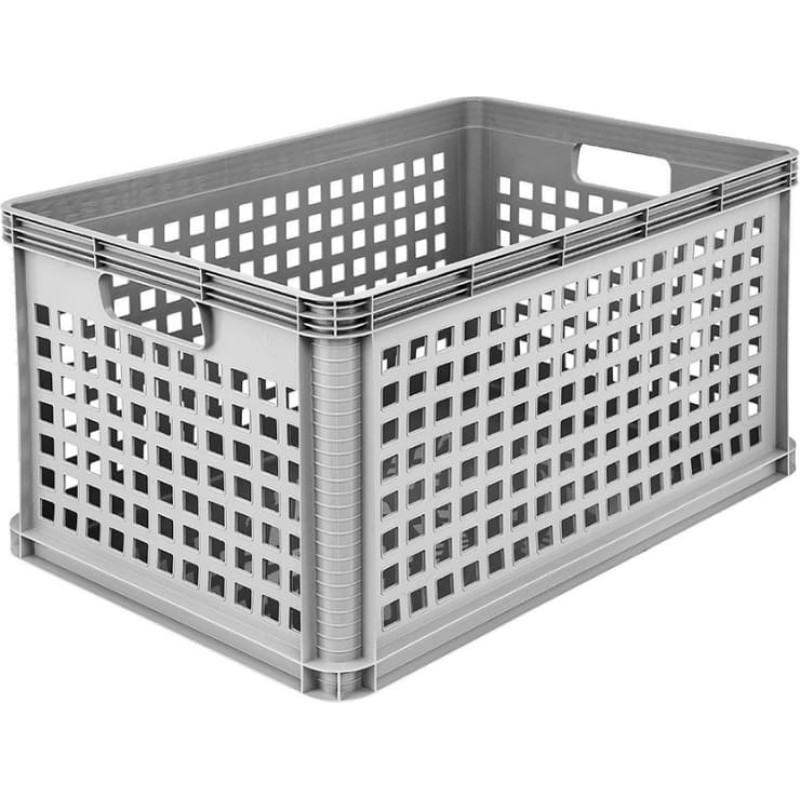 Keeeper Корзина для транспортировки грузоподъемностью до 60 кг Robert 60x40x32 см 64 л серая