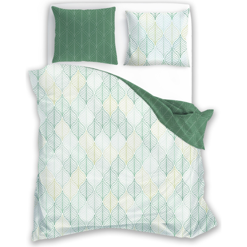 POŚCIEL KPL.220X200+2x70X80 MILAGRO VERDE 014 SATYNA BAW.