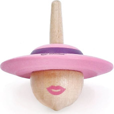 Svoora wooden spinning top, the Lady