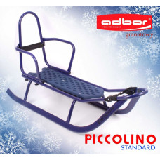Adbor PICCOLINO Санки со спинкой, синий