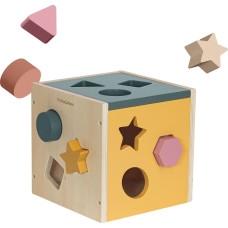 Petite&Mars 610730 Drewniana zabawka - sorter Gravity Aurora Pink 12 m+