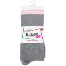 Bellissima Детские колготки B450 mel.grey/mel.pink 98/104 2 pairs