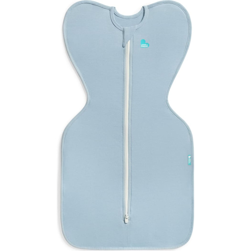 Love To Dream SWADDLE UP STRETCH COTTON SOFT BLUE M