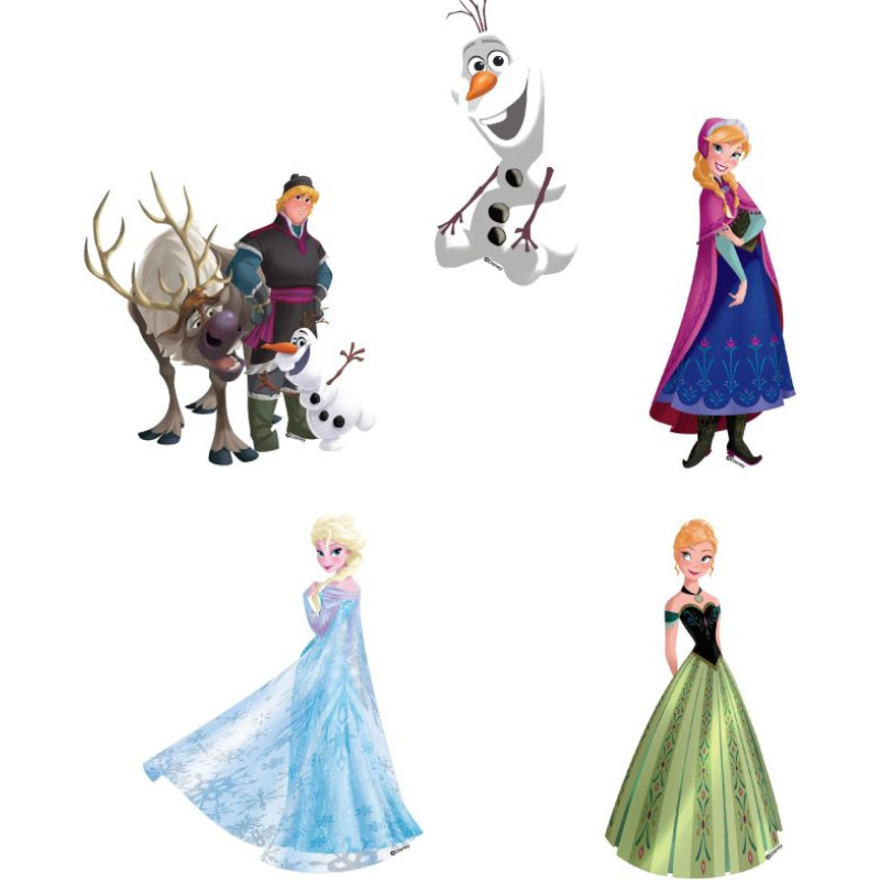 Disney 2-LAYERS WALL DECORATION FROZEN GROUP