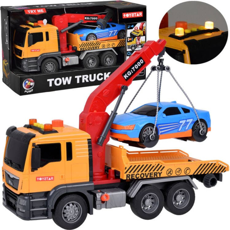 Autotreiler heli ja valgusega 32 cm