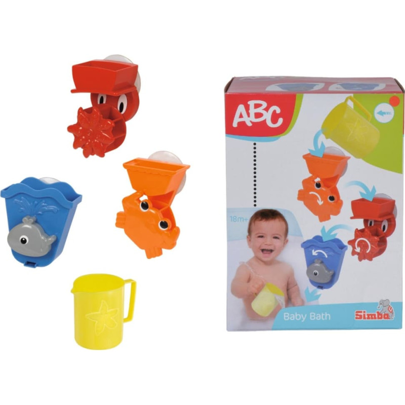 Simba Toys Набор для ванны ABC, 4 предмета