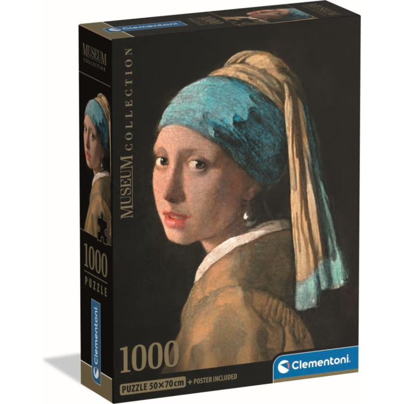 PUZZLE MUZEUM DZIEWCZYNA Z PERŁĄ *1000*