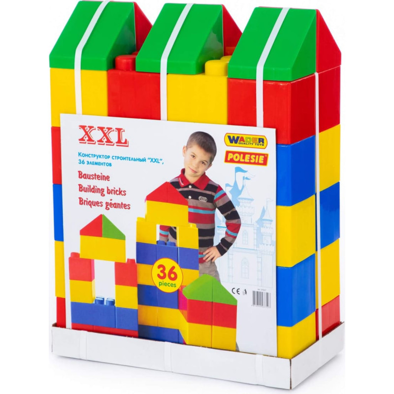 Polesie Конструктор-кубики XXL 36 эл.