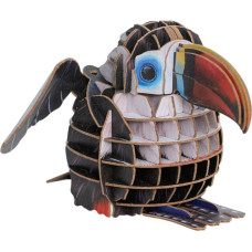 Makebug 3D Paper puzzle red-billed toucan, MB-D-0007