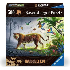 Ravensburger Деревянный пазл Tiger, 500элементов 14+