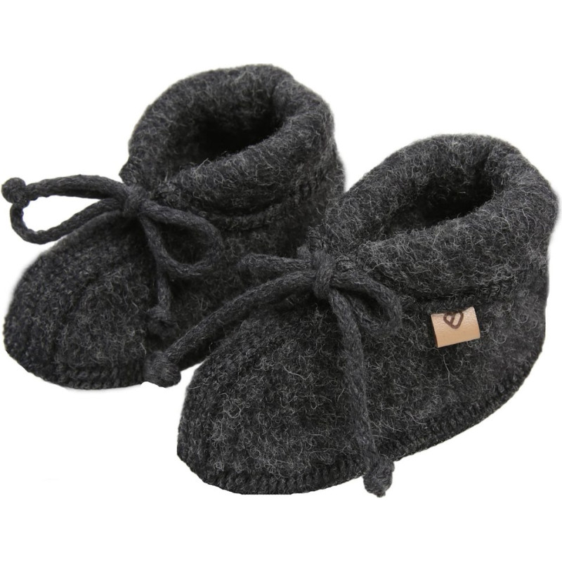 Wool baby shoes Sierra S 0-6m anthracite
