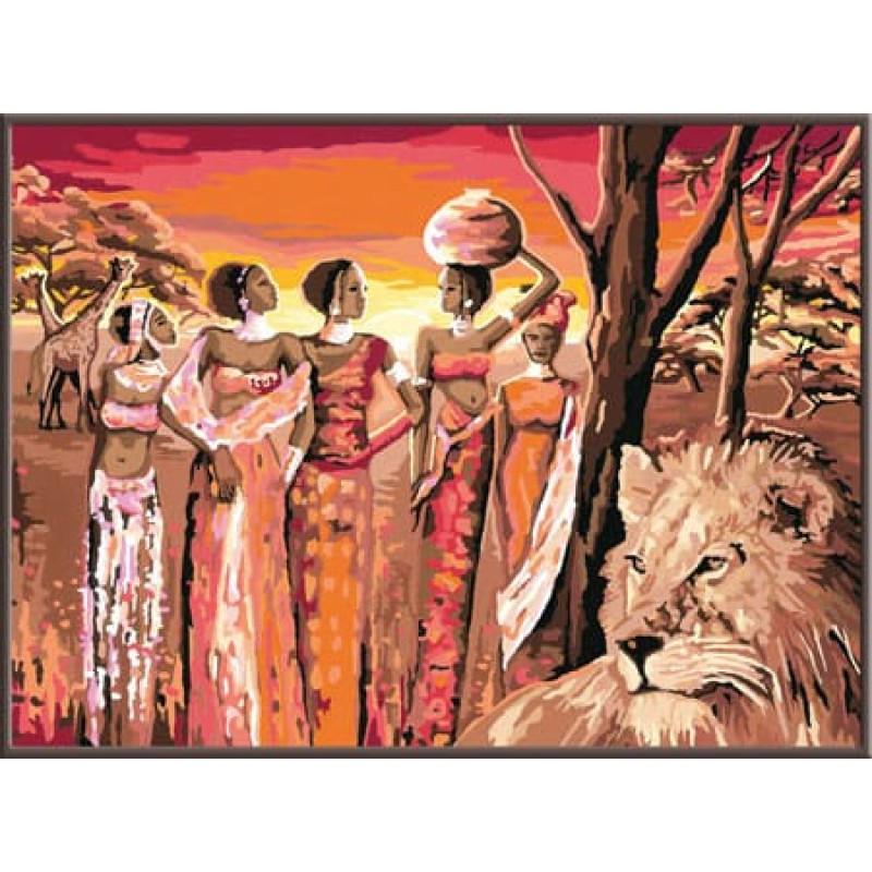 Ravensburger Картина по номерам &ndash; Саванна