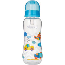 AKUKU Бутылочка для кормления 250мл А0105_BLUE СКИДКА