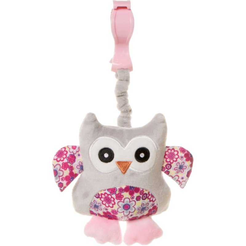 4BABY Подвесная игрушка с пищалкой OWL OP02