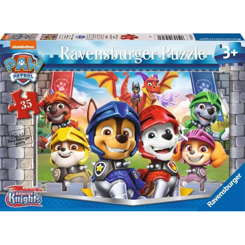 Ravensburger Пазл 35 элементов Щенячий патруль &ndash; Рыцари