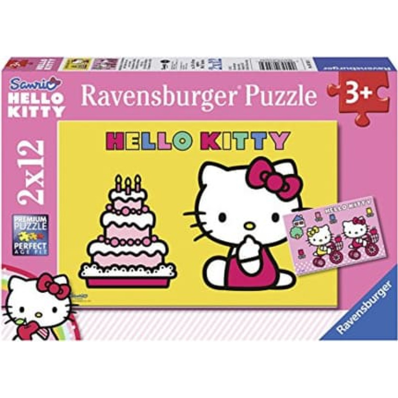 Ravensburger Пазл 2x12 элементов Дисней Хелло Китти
