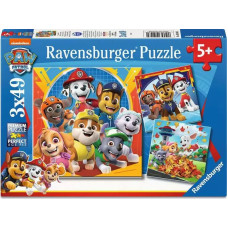 Ravensburger Пазл 3x49 элементов Щенячий патруль