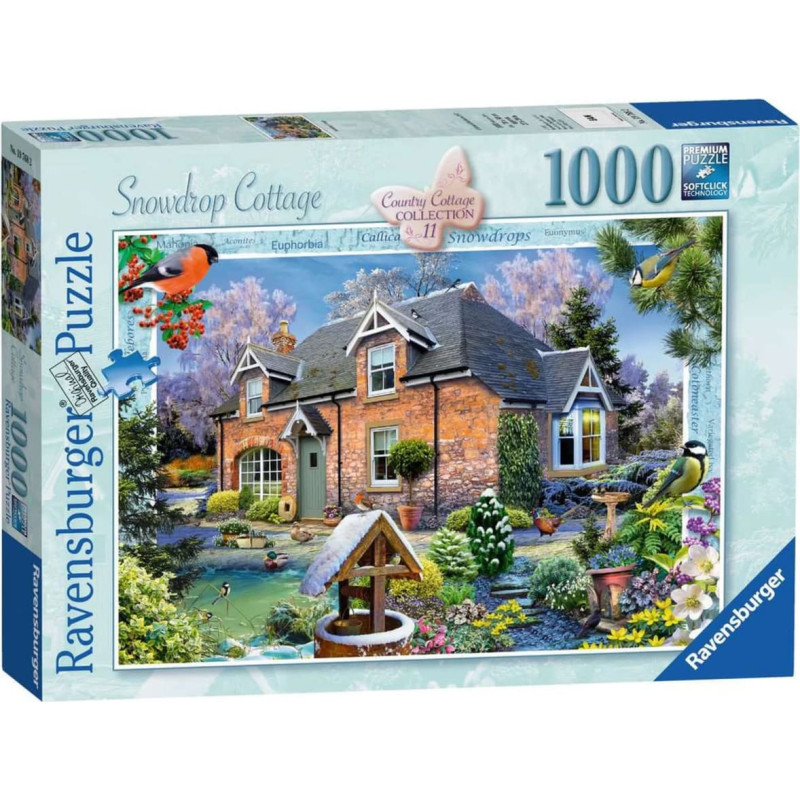 Ravensburger Пазл 1000 Коттедж подснежников