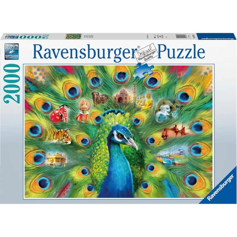 Ravensburger puzzle Land of the Peacock 2000p 16567