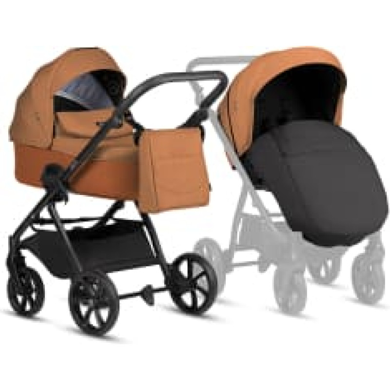 Tutis LEO 3+ 2/1 Orange 280 Универсальная коляска 2in1