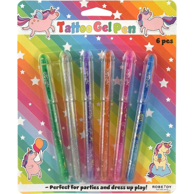 Tätoveerimispliiatsid 6 tk