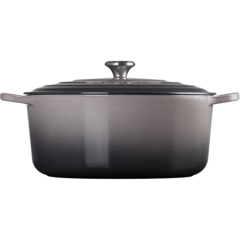 Le Creuset Круглая чугунная кастрюля &Oslash;34 см / 12 л, серая.